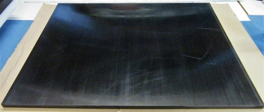 POM-C-Platte 20 mm Schwarz Zuschnitt 940 x 712 mm Vollmaterial Techn. Kunststoff