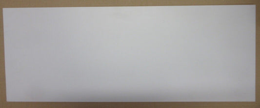 PVC Hartschaumplatte 6mm Zuschnitt hellgrau/Weiß 646 x 267mm Kunststoff Platte