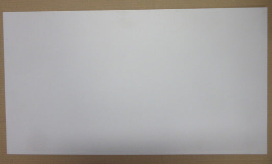 PVC Hartschaumplatte 6mm Zuschnitt hellgrau/Weiß 688 x 378mm Kunststoff Platte
