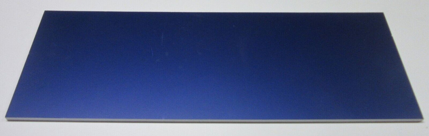 PVC Hartschaumplatte 6mm Zuschnitt Dunkelblau lackiert 463 x 167mm Kunststoffplatte