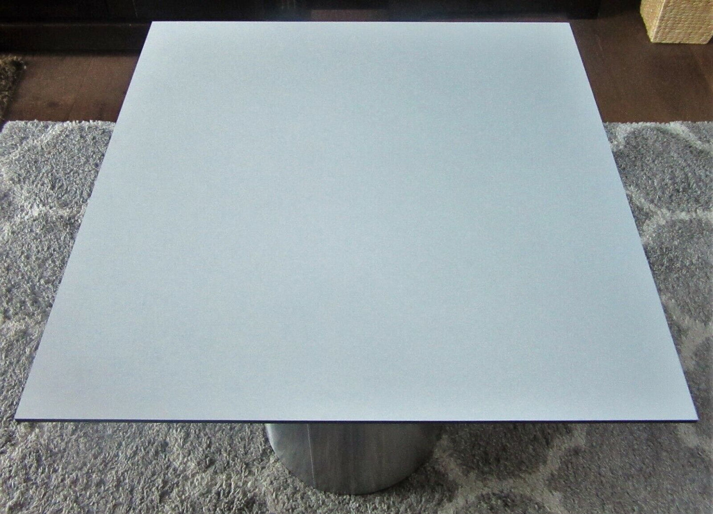 HPL Platte Tischplatte 8mm Pastel Grey beidseitig 780 x 744mm TRESPA® Meteon®