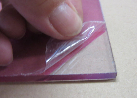 POLYCASA® SAN UVP Platte 5mm Zuschnitt 590 x 151mm Kunststoffglas UV beschichtet