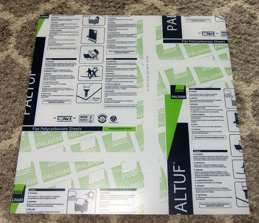PC Platte 5mm Zuschnitt 720 x 715mm Kunststoffglas transparent Polycarbonat