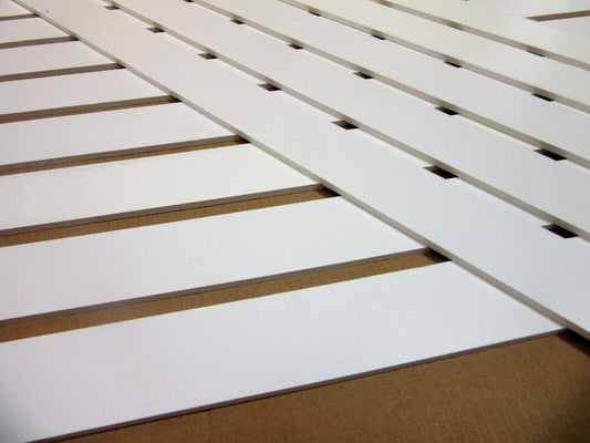 PVC Hartschaumplatten 6mm Streifen ca. 2kg Reste Weiß Kunststoff Platten 800 x 99mm