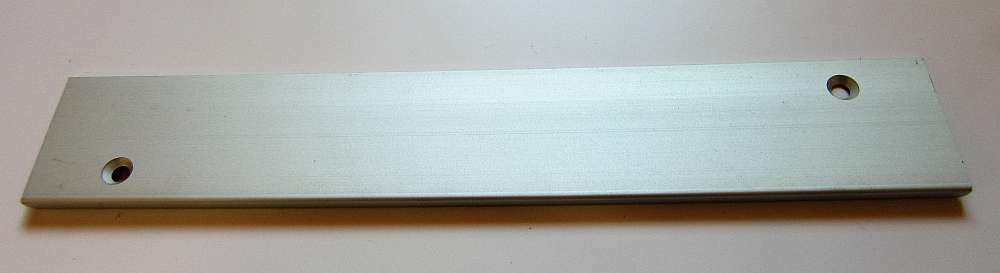 Alu-Endkappe Silber für Balkonbretter 181,5 x 31mm für Stoßverbindung -Kömabord