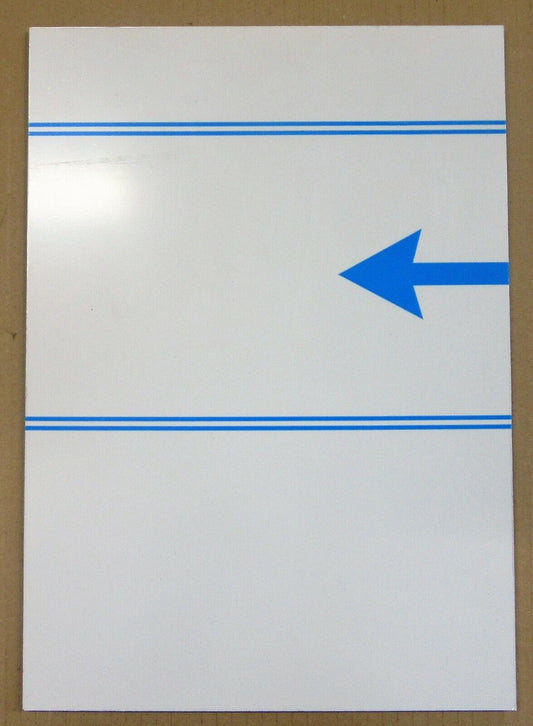 Alu-Verbundplatte 4mm weiß Zuschnitt DIN A4 297 x 210mm Werbeschild Firmenschild