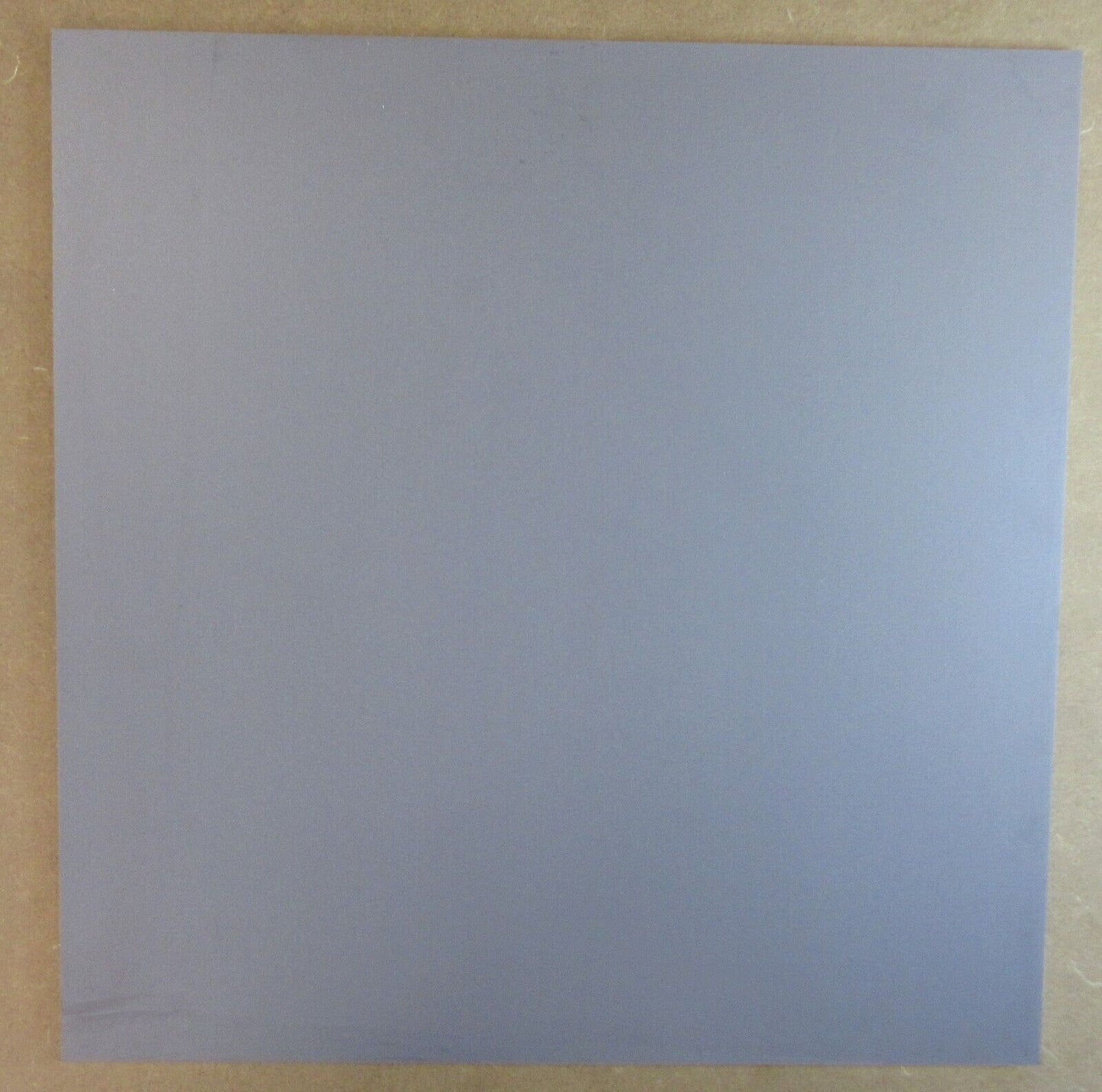 PVC Hartschaumplatte 6mm Zuschnitt Silber lackiert 448 x 420mm - Kunststoffplatte