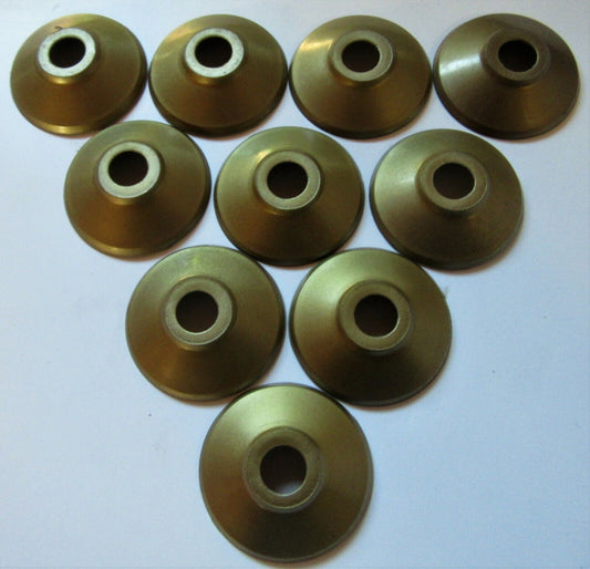 Rosette 38mm, Loch 10mm Kunststoff Gold – Rund