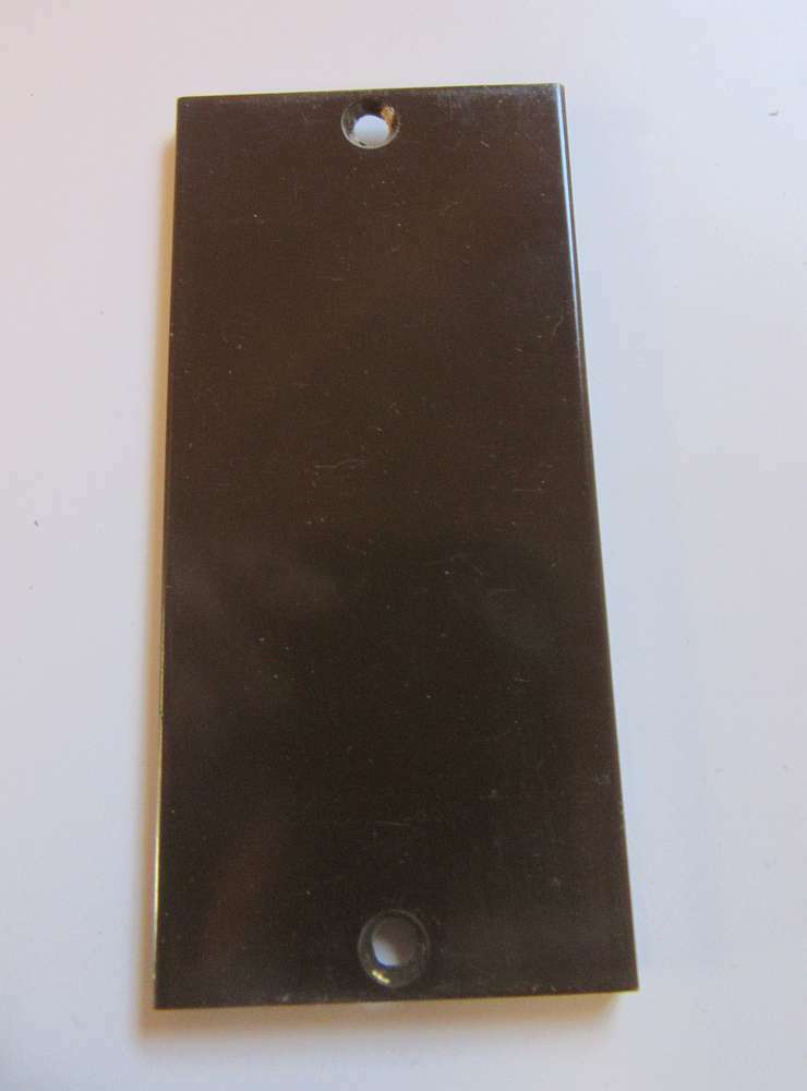 Alu-Endkappe für Balkon-Handlauf 91,5 x 40mm - Braun - Kömabord 8220