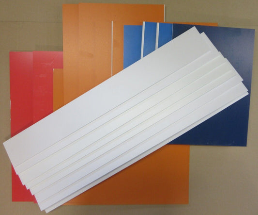 PVC Hartschaumplatten 6mm ca. 6kg Reste verschiedene Farben Kunststoff Platten