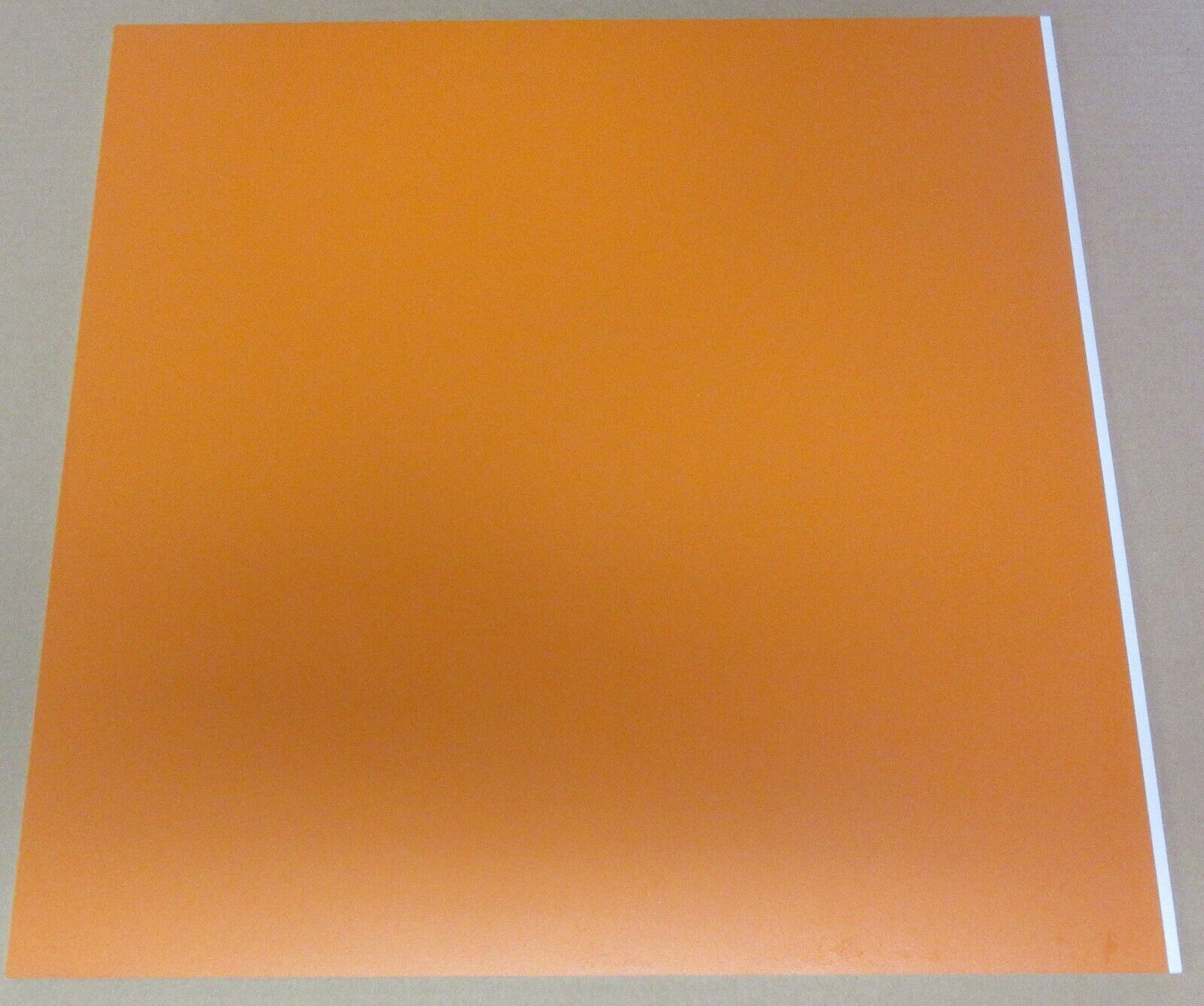 PVC Hartschaumplatte 6mm Zuschnitt Orange lackiert 500x488mm - Kunststoffplatte