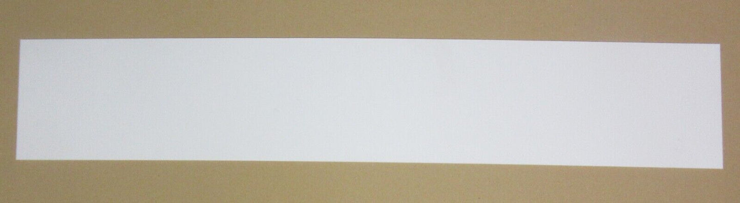Polystyrol-Platte 2mm 862 x 193mm Weiß matt HIPS-Platte