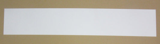 Polystyrol-Platte 2mm 862 x 193mm Weiß matt HIPS-Platte