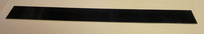 Alu-Verbundplatte 3mm Zuschnitt 650 x 55mm Deckschicht 0,3mm in Schwarz glänzend