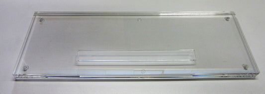 Acryl Bilderrahmen mit Magnet, Beschriftungsfeld, Thekenauflage, Werbeschild,