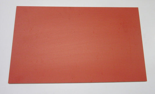 PVC Hartschaumplatte 6mm Zuschnitt rot lackiert 460 x 278mm - Kunststoff Platte
