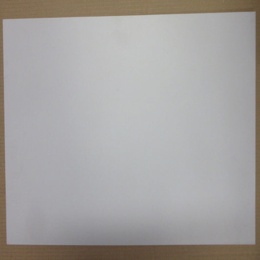 PVC Hartschaumplatte 6mm Zuschnitt hellgrau/Weiß 464 x 418mm Kunststoff Platte