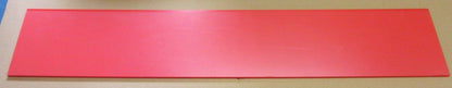 PVC Hartschaumplatte 6mm Zuschnitt rot 957 x 165mm - Simopor S Kunststoff Platte