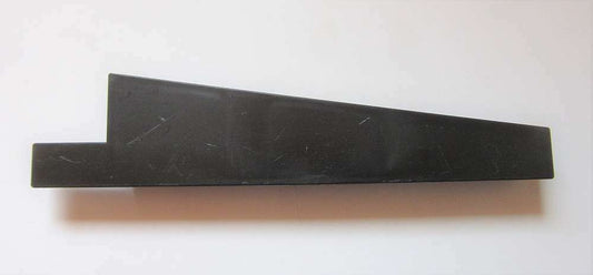 Endkappen Konisch Profil Schwarz Kunststoff 198 x 44mm