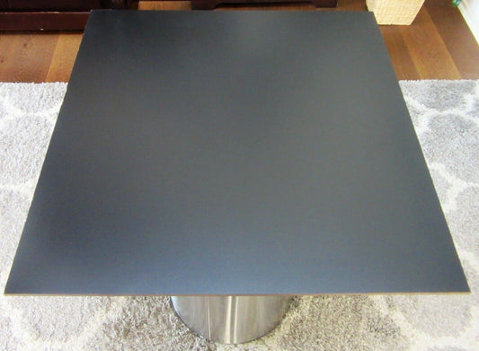 HPL-Platte Tischplatte 8mm Black 750 x 706mm Max Exterior Unidekor NT  U 0080B1