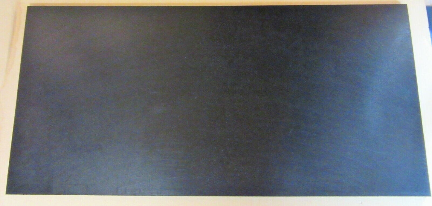 PE HD-1000 UHMW AST Regenerat Platte 15mm 1012 x 485mm Schwarz Vollmaterial