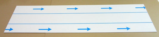 Alu-Verbundplatte 3mm Zuschnitt 1359 x 349mm, Deckschicht 0,3mm in weiß