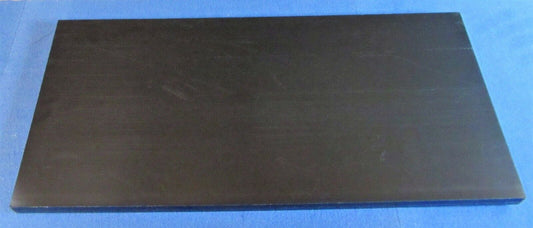 PET Tecapet Platte 20mm 569 x 273mm Schwarz Vollmaterial Technischer Kunststoff