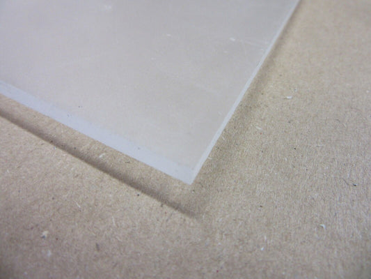 Acryl GS-Platte 4mm 740 x 437/432mm Frost farblos Kunststoffglas Acrylglas