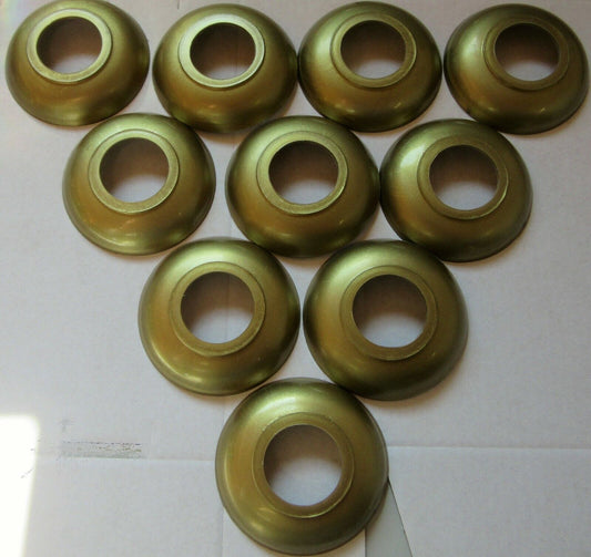 Rosette 60mm, Loch 28mm Kunststoff Gold – Rund