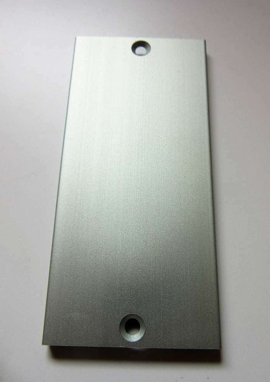 Alu-Endkappe für Balkon-Handlauf 91,5 x 40mm - Silber - Kömabord 8220