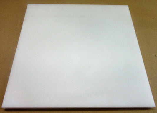 PE HD Platte 25mm 500 x 489mm Natur Vollmaterial Technischer Kunststoff