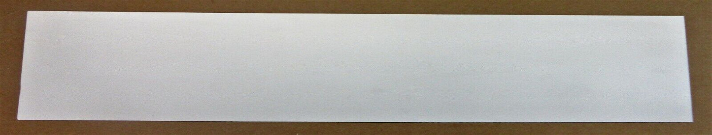 PVC Hartschaumplatte 3mm Zuschnitt weiß 1222 x 244mm - Kunststoff Platte