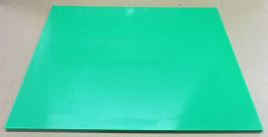 PE HD-1000 UHMW Platte 12mm Grün 625 x 500mm Vollmaterial Techn. Kunststoff