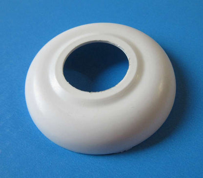 Rosette 50mm, Loch 20mm Kunststoff Weiß – Rund
