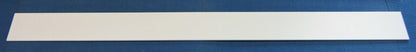 Acryl XT Platte 3mm Zuschnitt 1225 x 72mm Kunststoffglas, Weiß, Acrylglas
