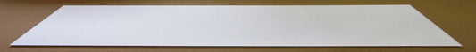 PVC Hartschaumplatte 6mm Zuschnitt weiß 689 x 175mm - Kunststoff Platte