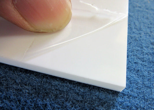 Acryl XT Platte 4mm Zuschnitt DIN A2 594 x 420mm Kunststoffglas, Weiß, Acrylglas