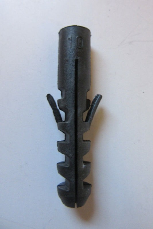Nylondübel Schwarz RE-Schraub 10mm - 50 Stück