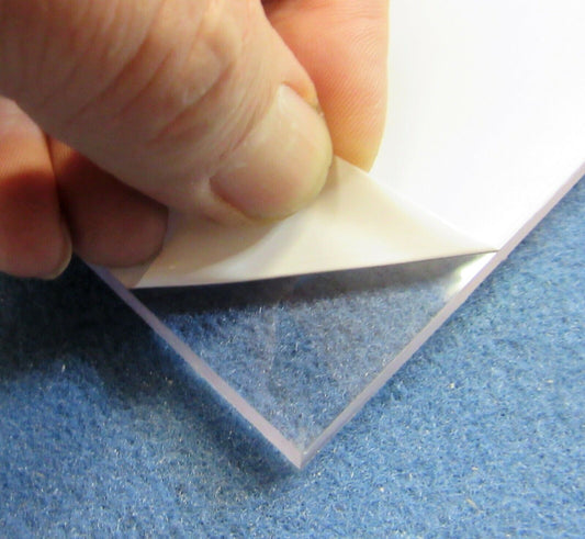 PC Platte 6mm Zuschnitt 543 x 194mm Kunststoffglas transparent Polycarbonat