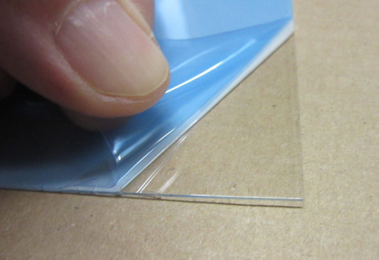 PET-A Lumex® Platte 0,8mm Zuschnitt 600 x 200mm farblos klar - Tiefziehmaterial