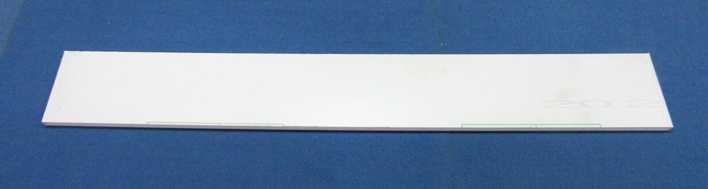 PC Platte 8mm Zuschnitt 653 x 91mm  Kunststoffglas klar Polycarbonat