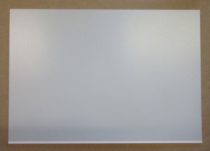 PVC Hartschaumplatte 6mm Zuschnitt hellgrau lackiert 488 x 340mm Kunststoffplatte