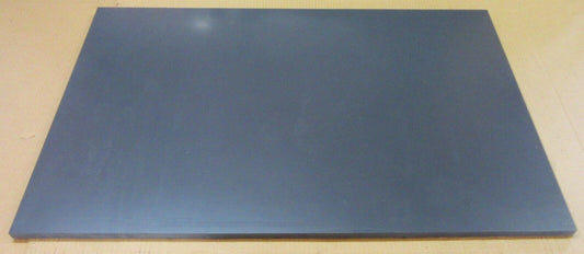 PVC-U CAW Platte 15mm Dunkelgrau Zuschnitt 798 x 517mm Technischer Kunststoff