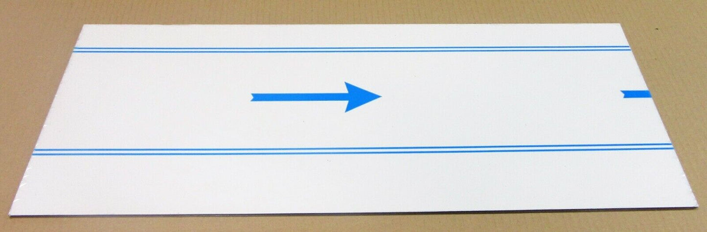 Alu-Verbundplatte 3mm weiß Zuschnitt 570 x 233mm, Deckschicht 0,3mm DIBOND®