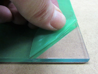 Kunststoffglas Platte 5mm Zuschnitt 295 x 210 mm - UV beschichtet - klar SAN UV