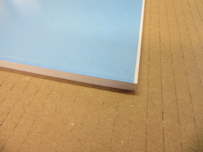 PVC Hartschaumplatte 6mm Zuschnitt weiß  840 x 400mm - Kunststoff Platte