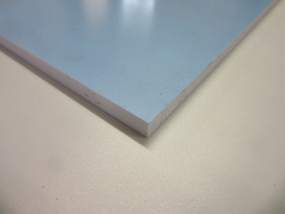 PVC Hartschaumplatte 6mm Zuschnitt weiß  460 x 335mm - Kunststoff Platte