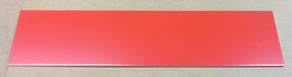 PVC Hartschaumplatte 3mm Streifen weiß 500 x 123mm - Kunststoff Platte SIMOPOR S