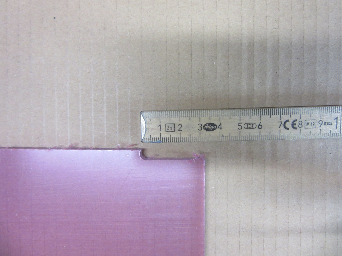 Kunststoffglas Platte 6mm Zuschnitt 908 x 217mm - UV beschichtet klar POLYCASA®