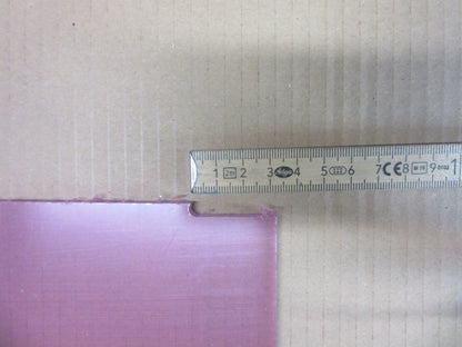 Kunststoffglas Platte 6mm Zuschnitt 908 x 217mm - UV beschichtet klar POLYCASA®